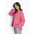 Sofie V-Neck Sweater - Chateau Rose