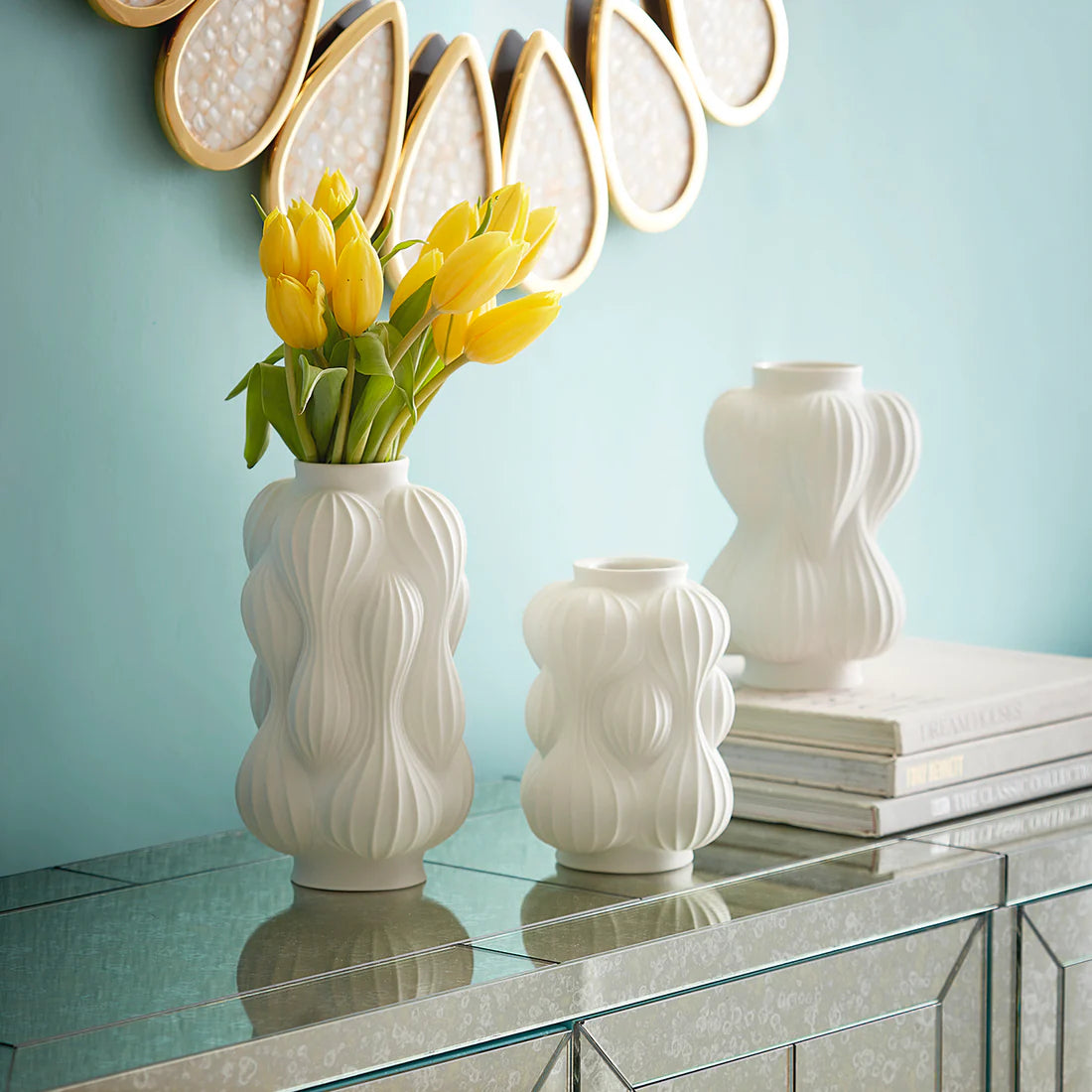 Balloon Vase Small - Vit