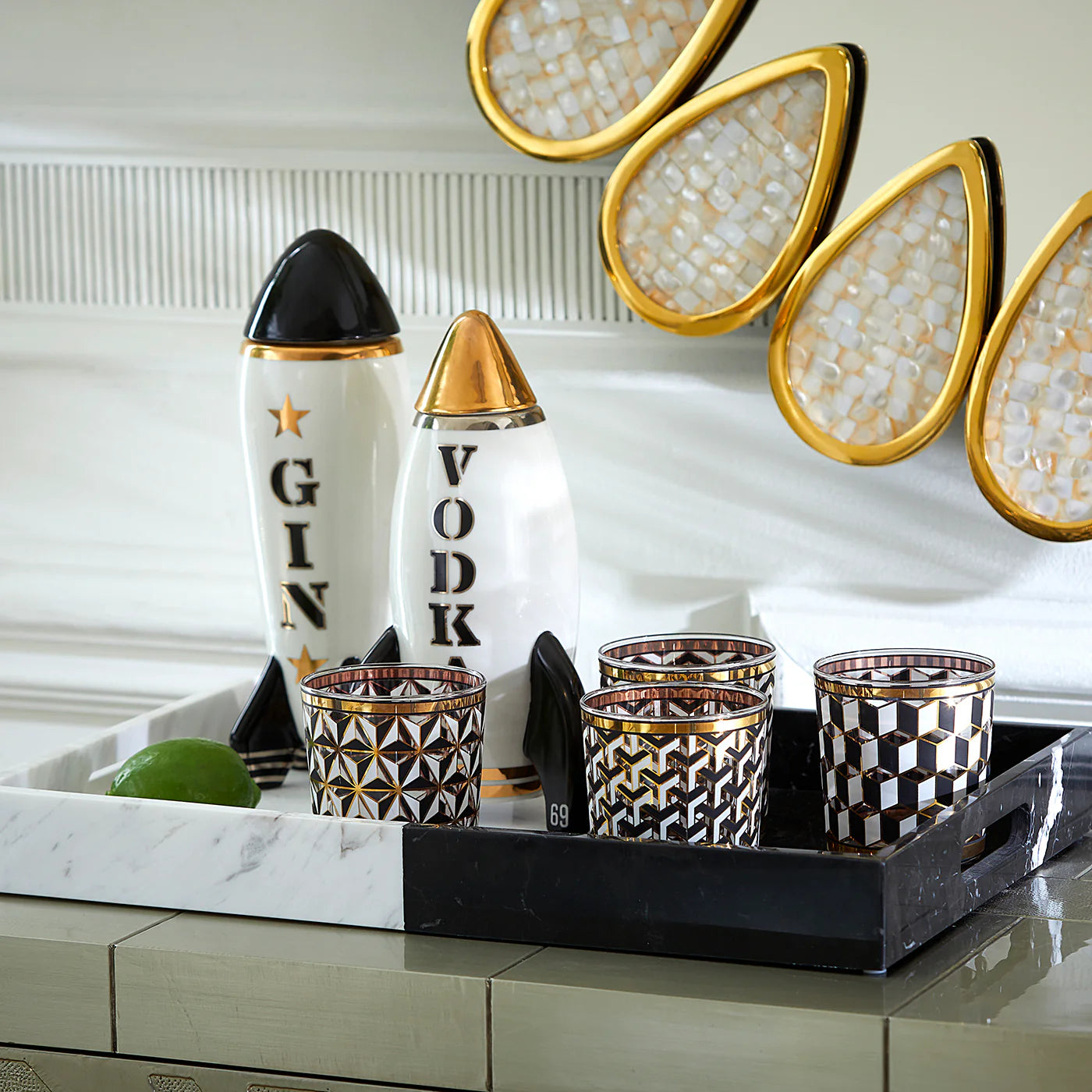 Rocket Decanter Vodka - Vit