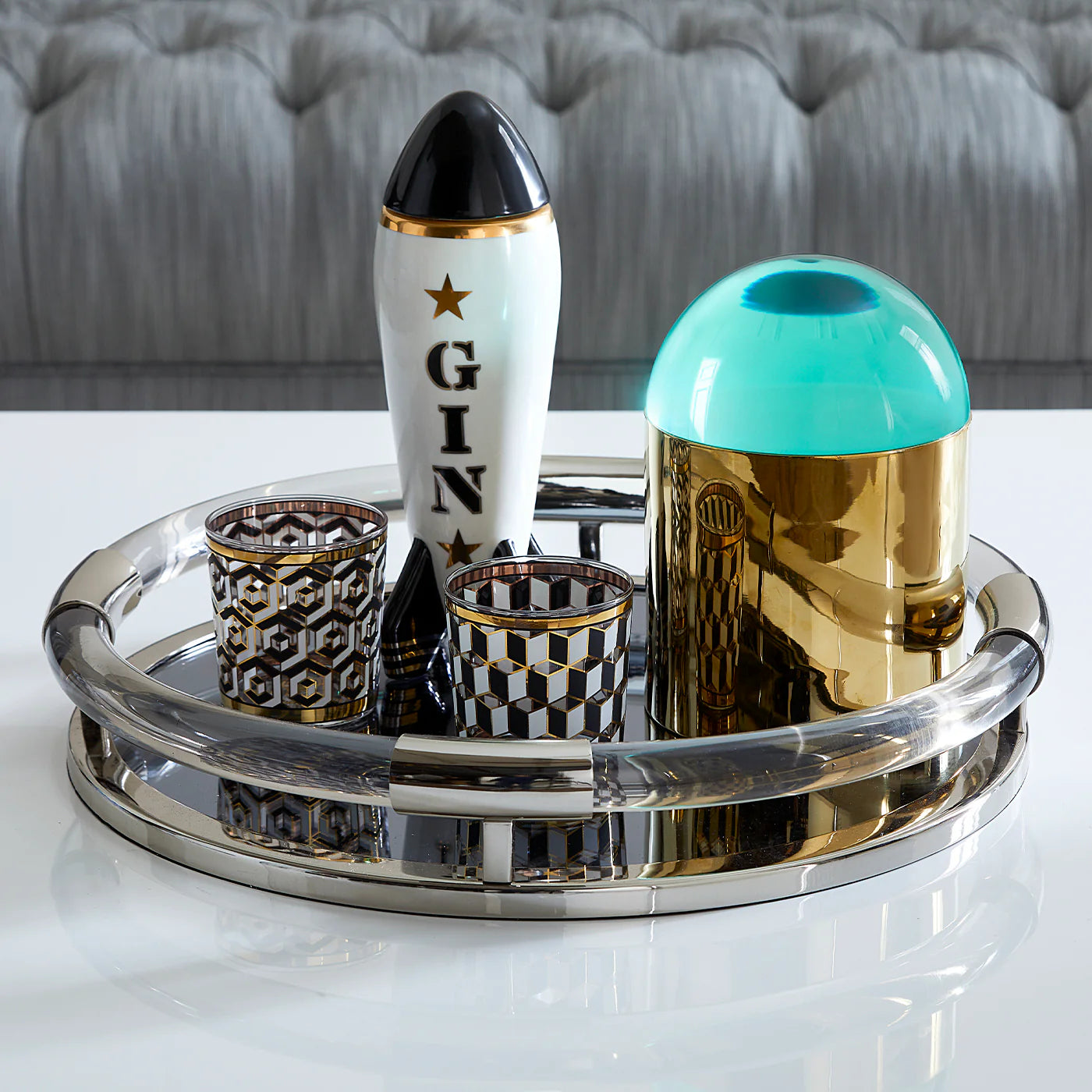 Rocket Decanter Gin - Vit