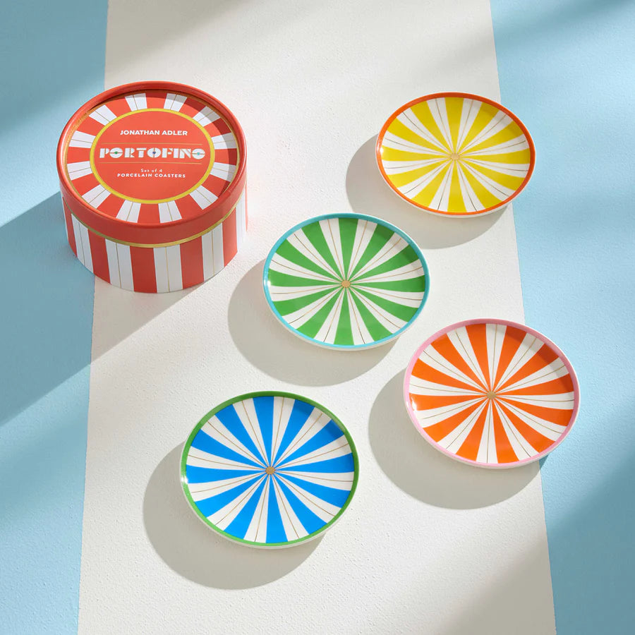 Portofino Glasunderlägg 4-pack – Flerfärgad