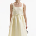 Taffeta Midi Dress - Yellow
