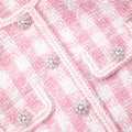 Check Boucle Jacket - Pink