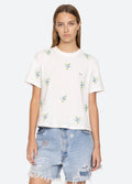 Tania Beaded T-Shirt - White