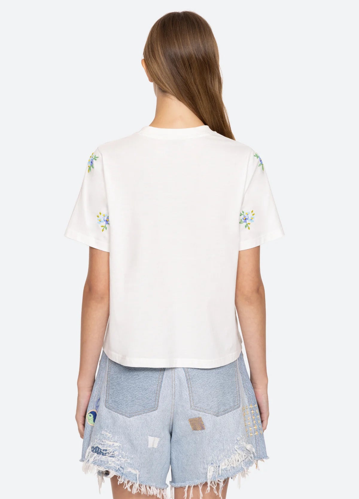 Tania Beaded T-Shirt - White