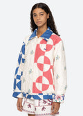 Tanya Patchwork Long Sleeve Jacket - Multi