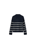 Bryna Thora Stripe Knit - Salute Navy