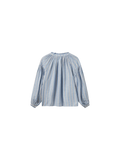 Safi Striped Linen Shirt - Cashmere Blue