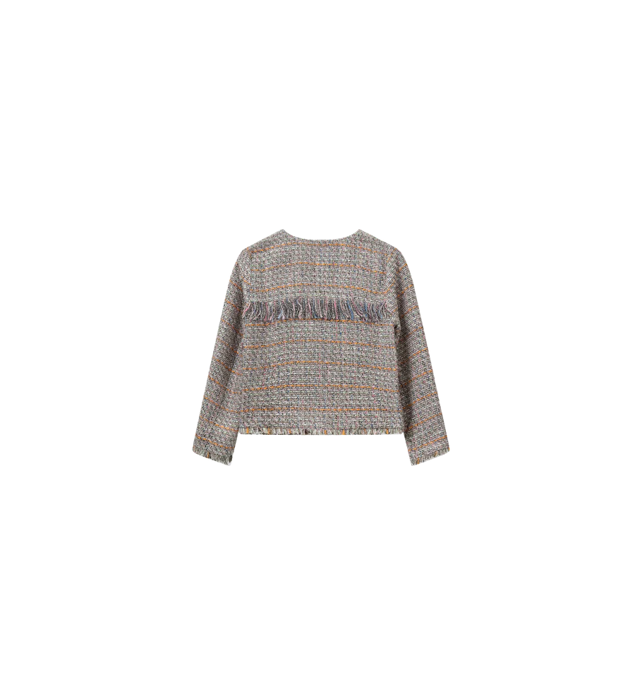 Ellis Boucle Jacket - Ecru