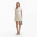 Knit Mini Dress - Cream