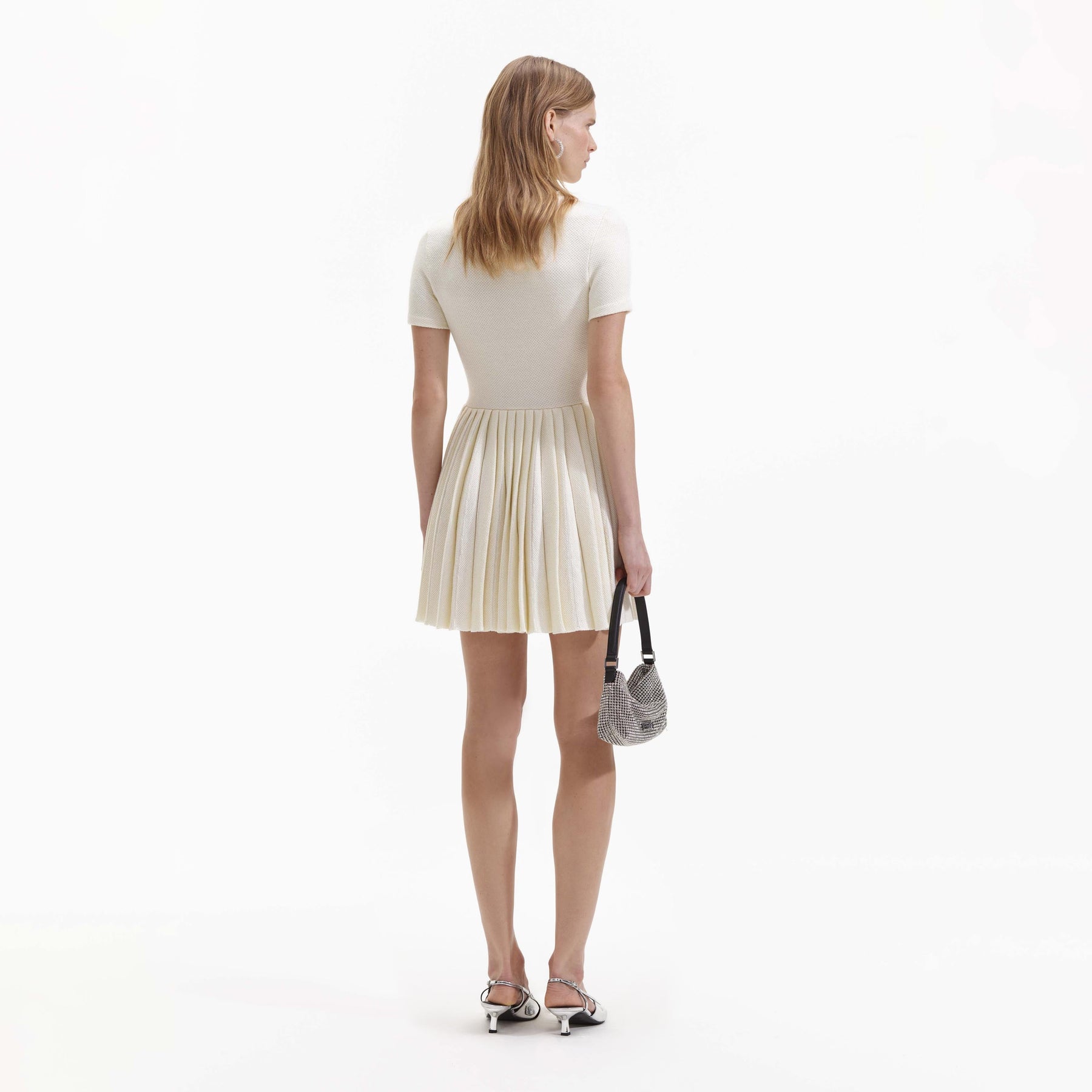Knit Mini Dress - Cream