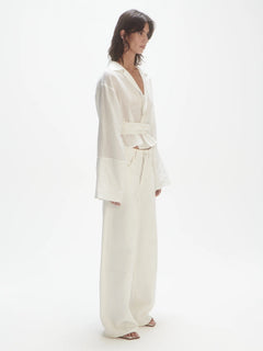 V-Neck Shirt - Off-White