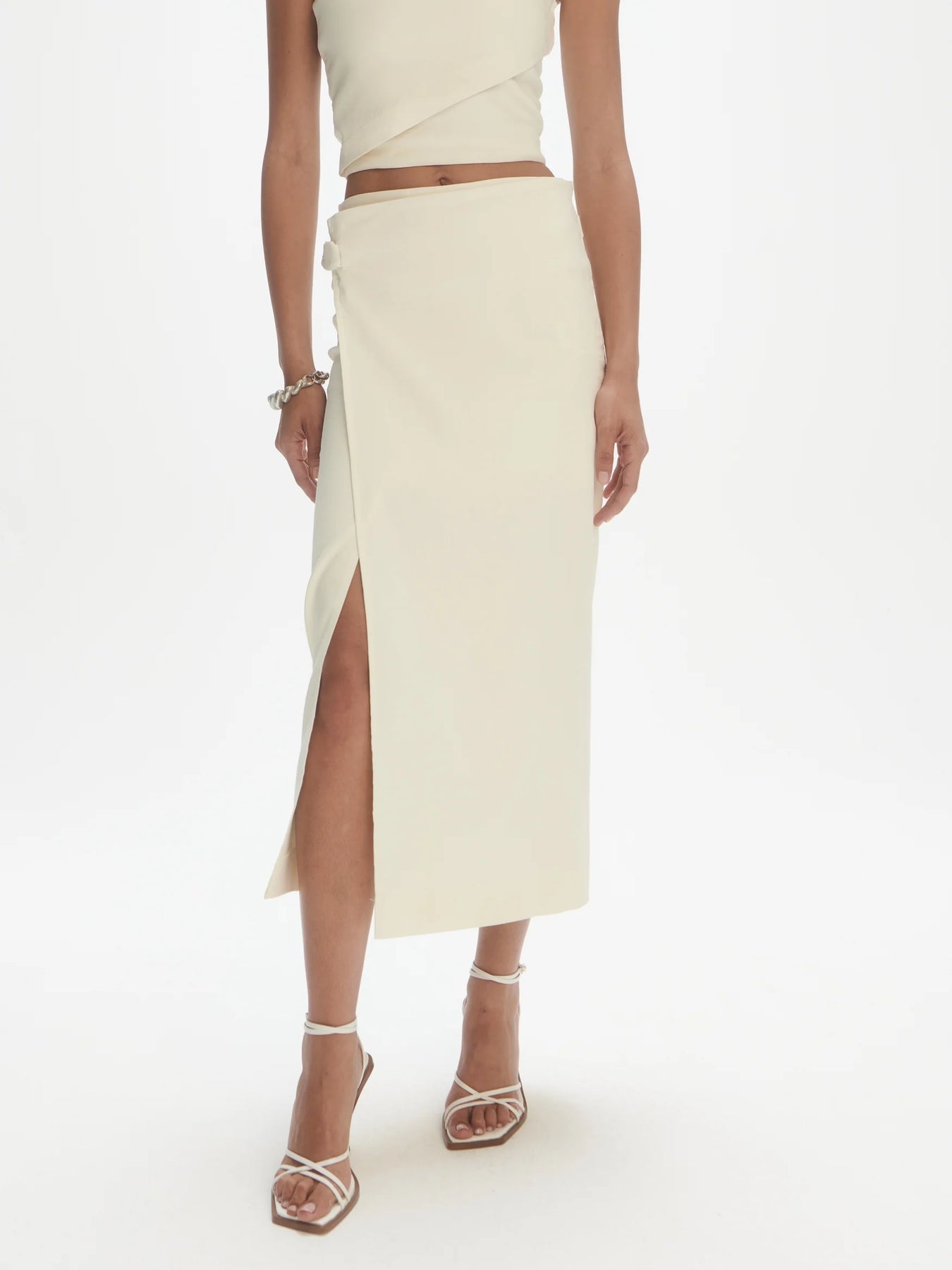 Overlap Skirt - Off-White