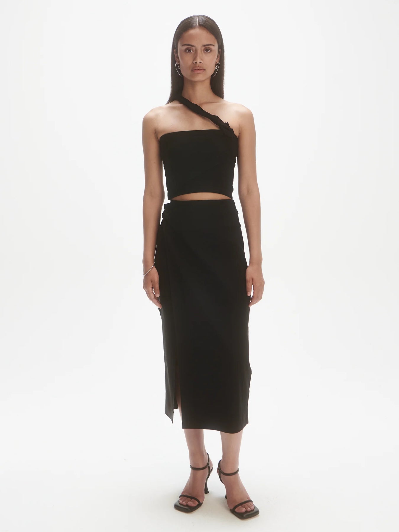 Overlap Skirt - Noir