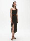 Overlap Skirt - Noir
