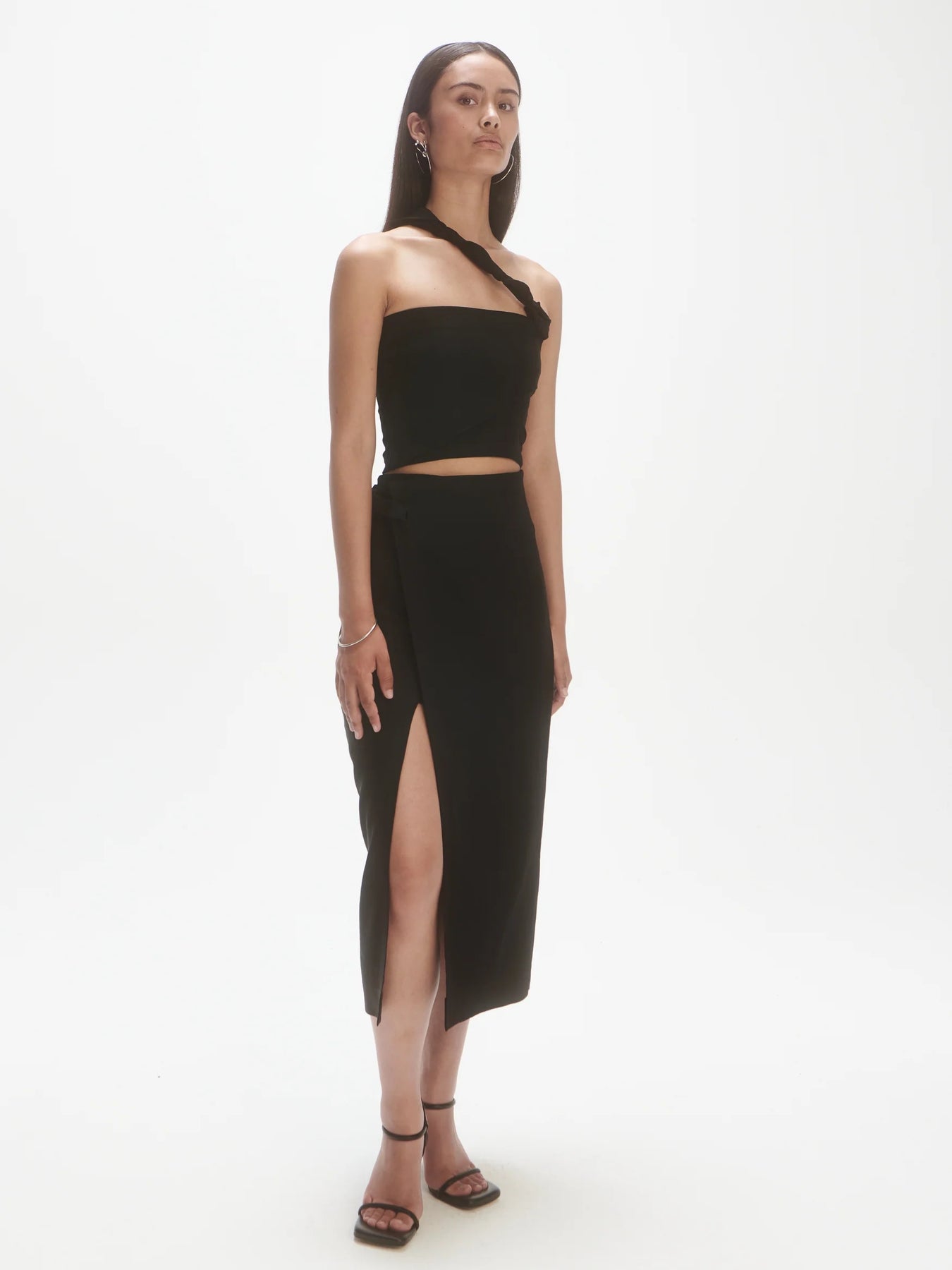 Overlap Skirt - Noir
