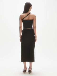 Overlap Skirt - Noir