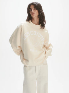 Mascot Logo Sweatshirt - Cream