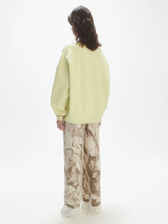 Oversized Logo Sweatshirt - White Jade