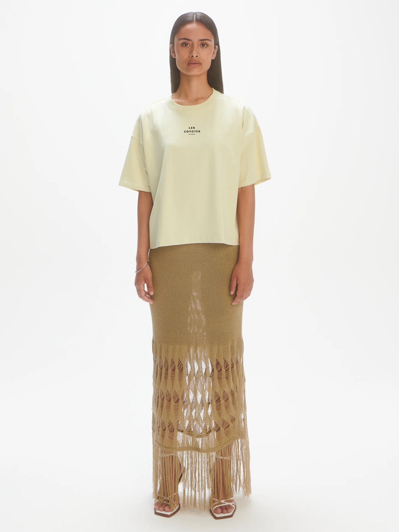 Logo Boxy-Fit Tee - White Jade