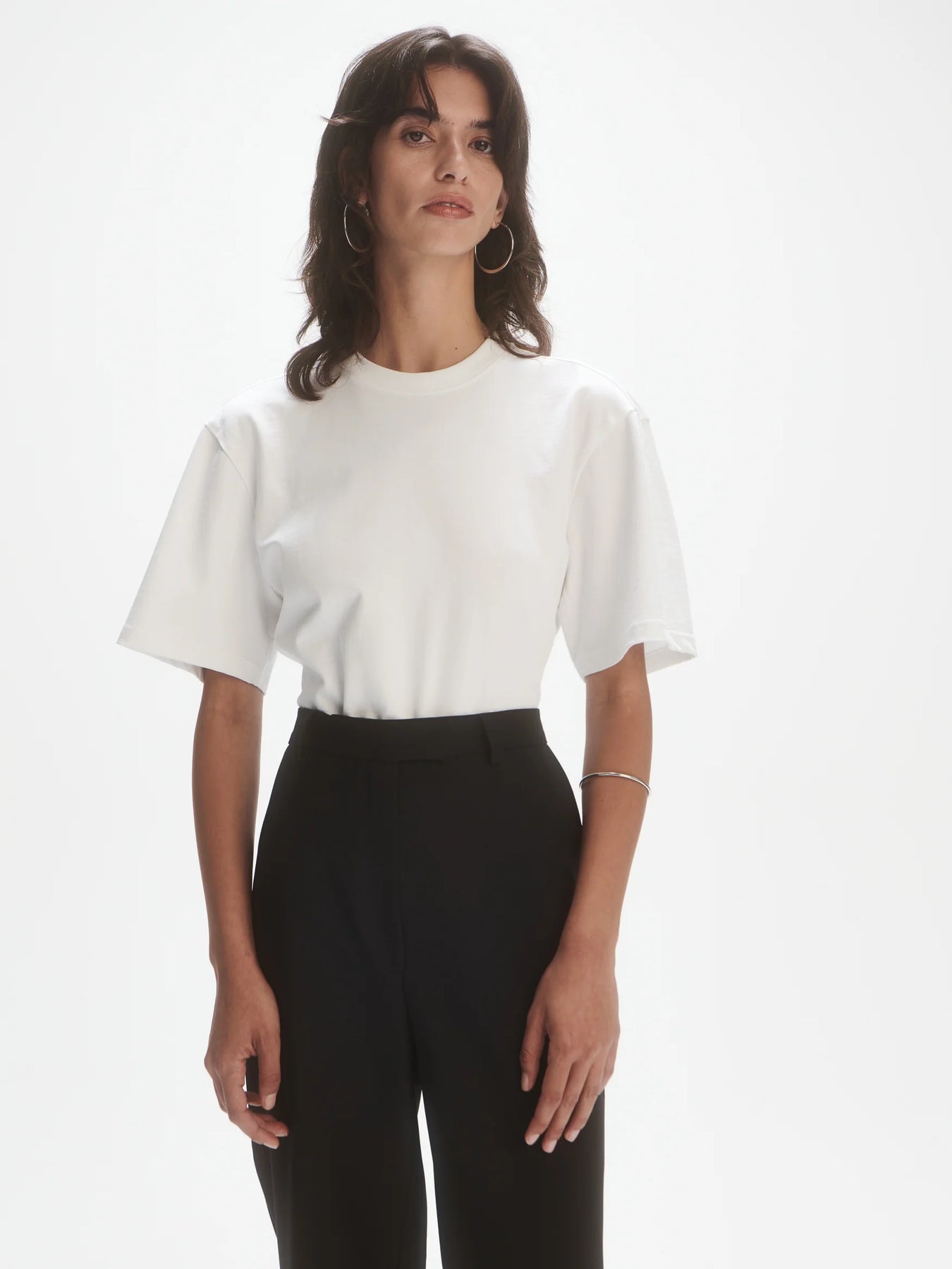 Shaped Tee - White