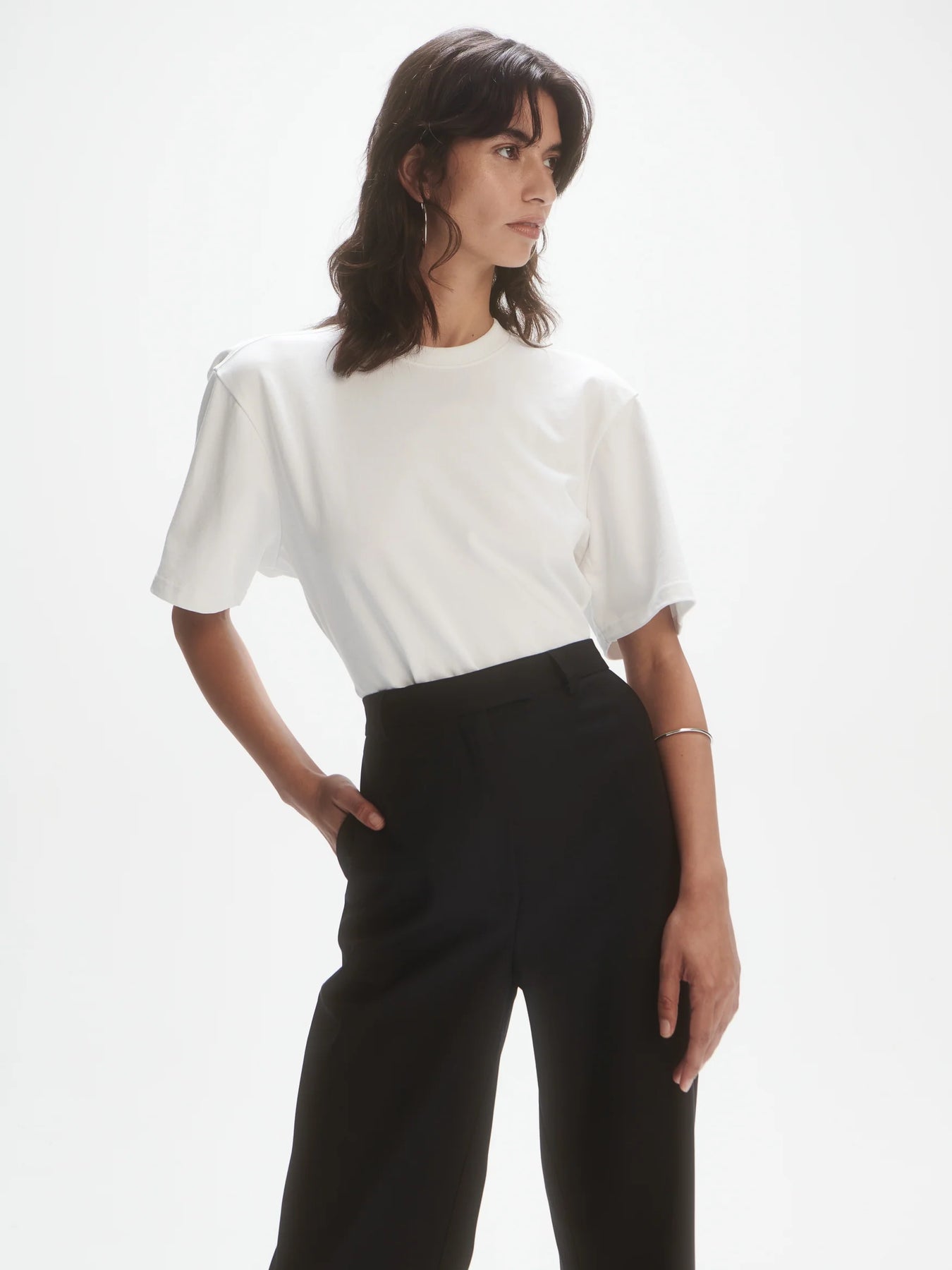 Shaped Tee - White