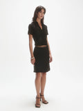 Fluid Short Skirt - Noir