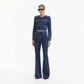 Buttoned Denim Jacket - Blue