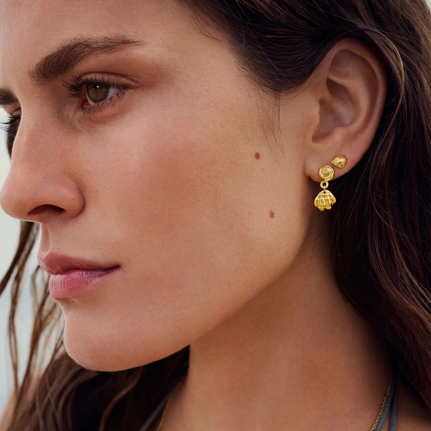 Conca Earrings - Gold