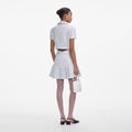 Boucle Mini Dress - Blå
