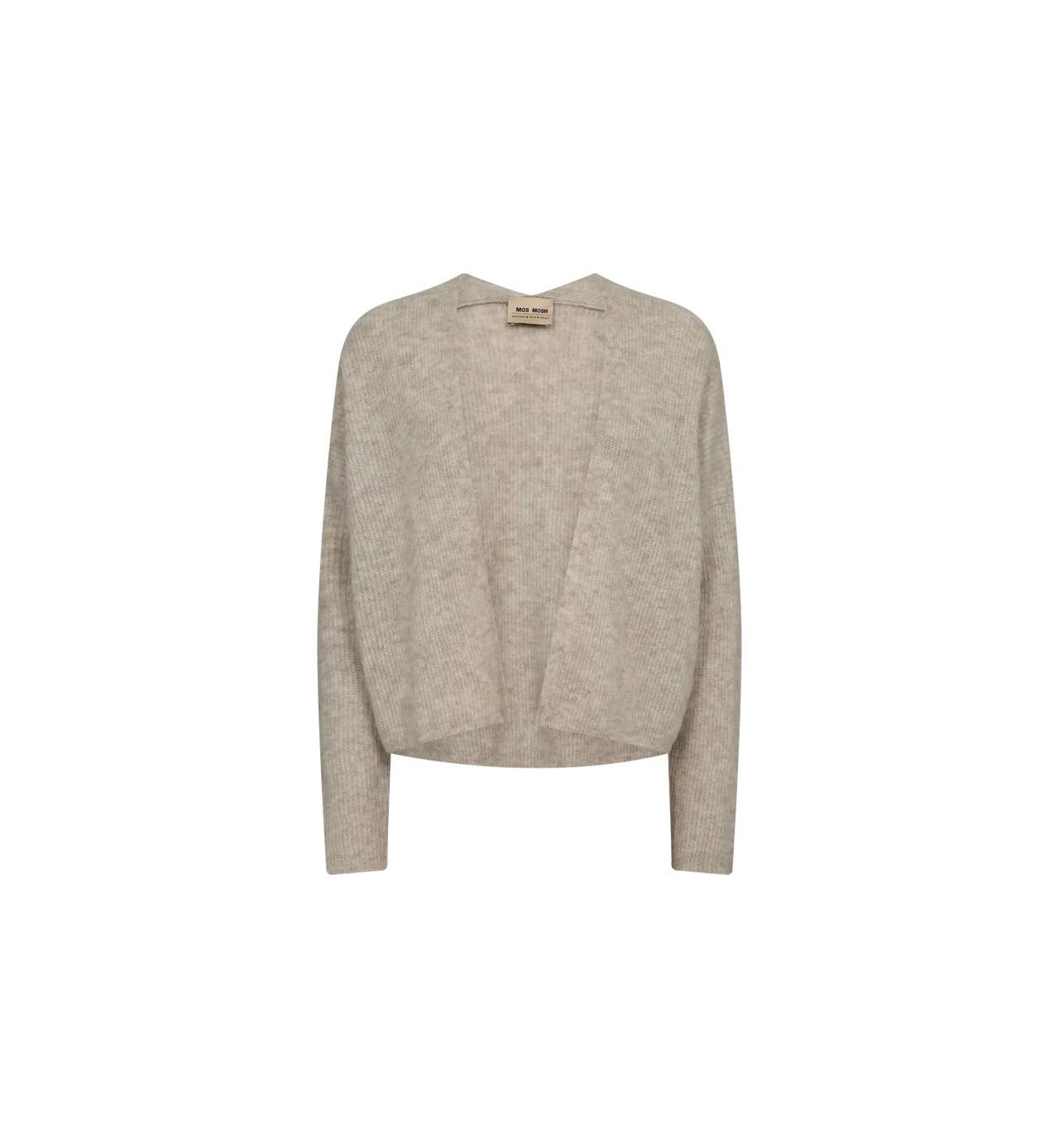Thora Relax Knit Cardigan - Feather Gray