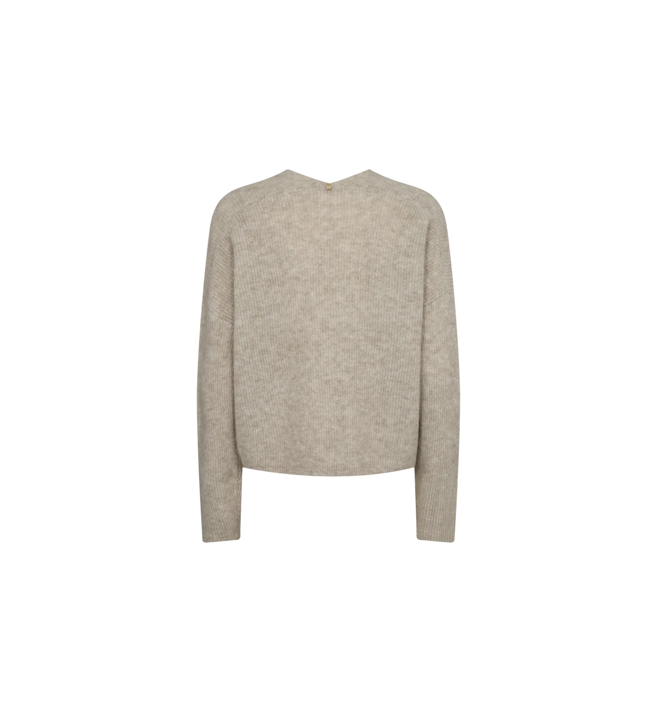 Thora Relax Knit Cardigan - Feather Gray