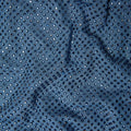 Rhinestone Gathered Maxiklänning - Blå