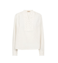 Evanda Ls Blouse - Ecru