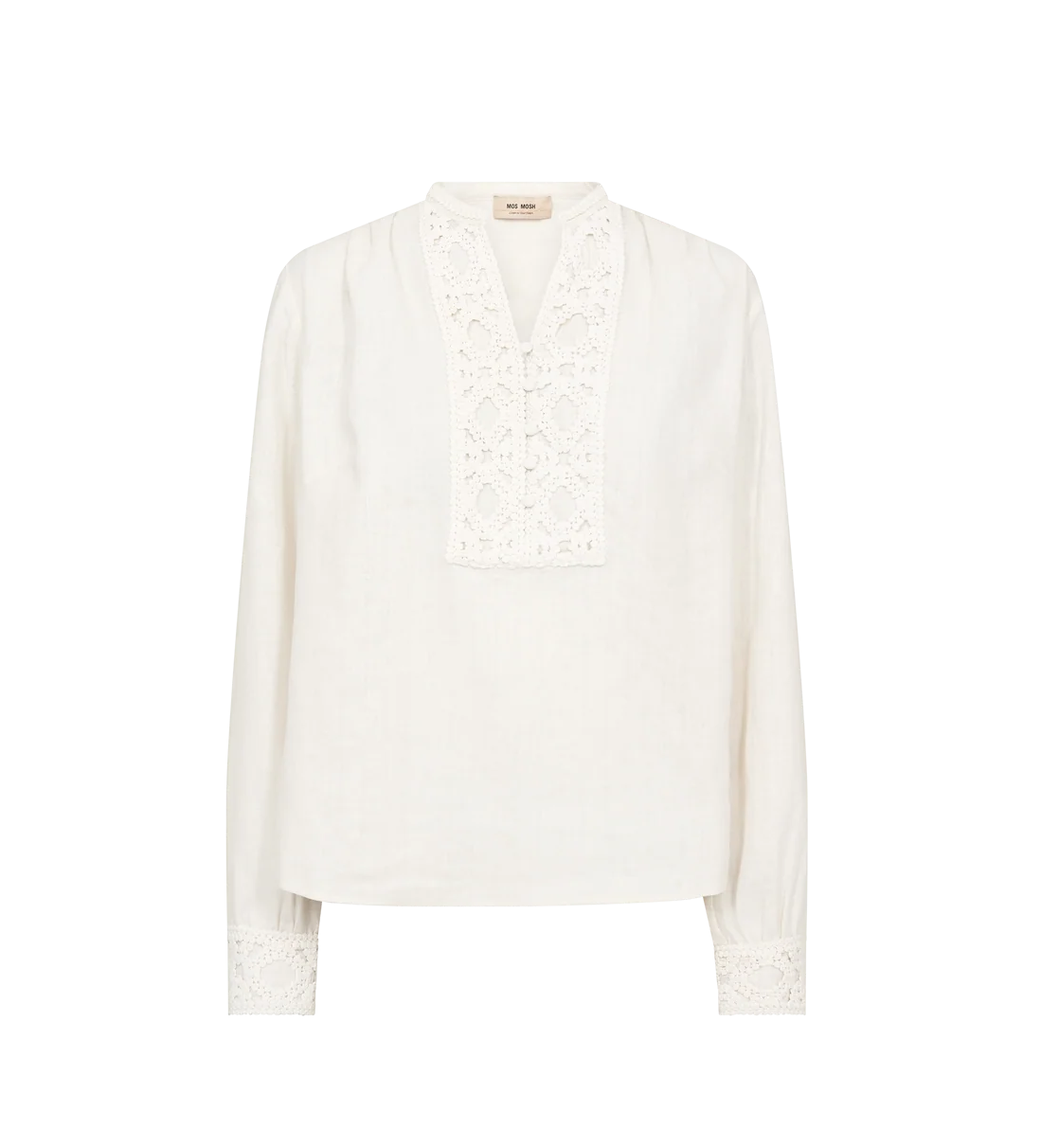 Evanda Ls Blouse - Ecru