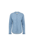 Mattie Flip Denim Shirt - Mid Blue