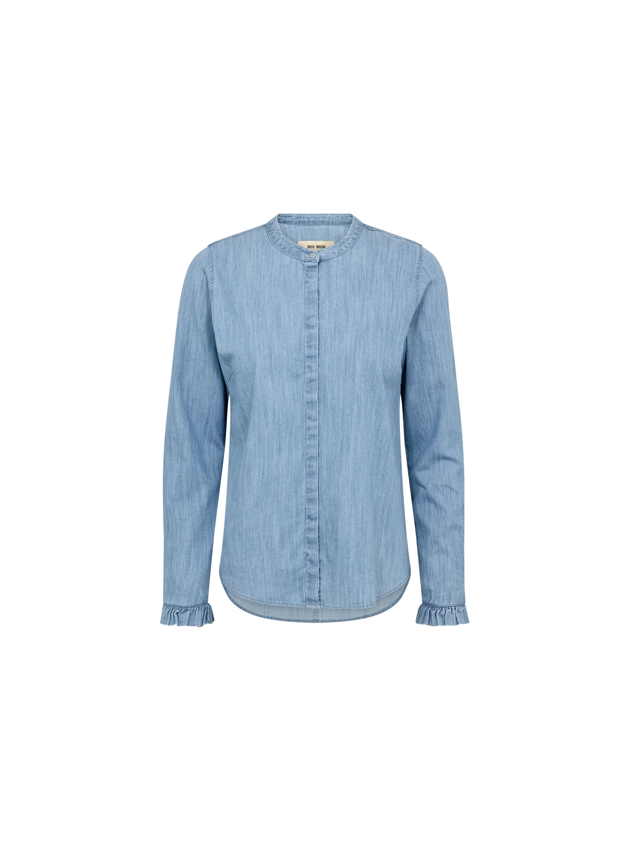 Mattie Flip Denim Shirt - Mid Blue