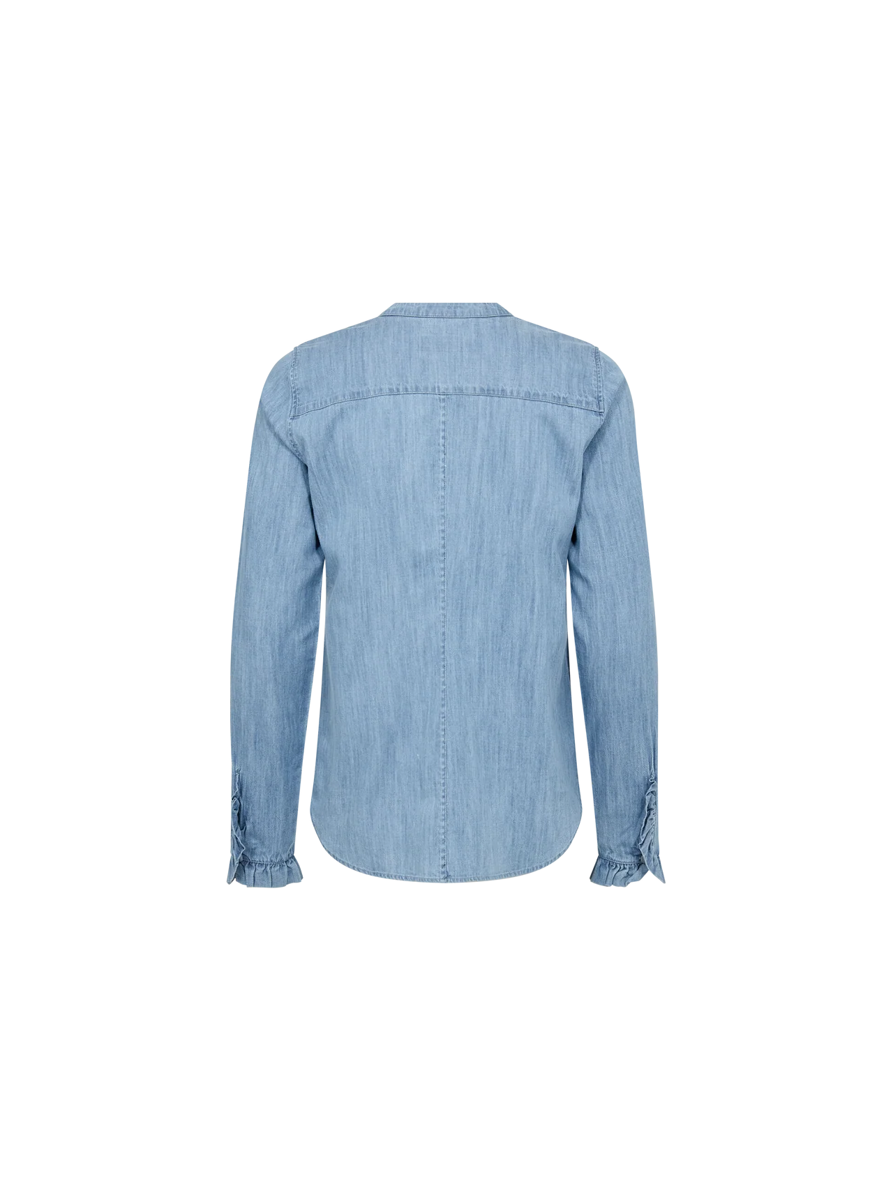 Mattie Flip Denim Shirt - Mid Blue