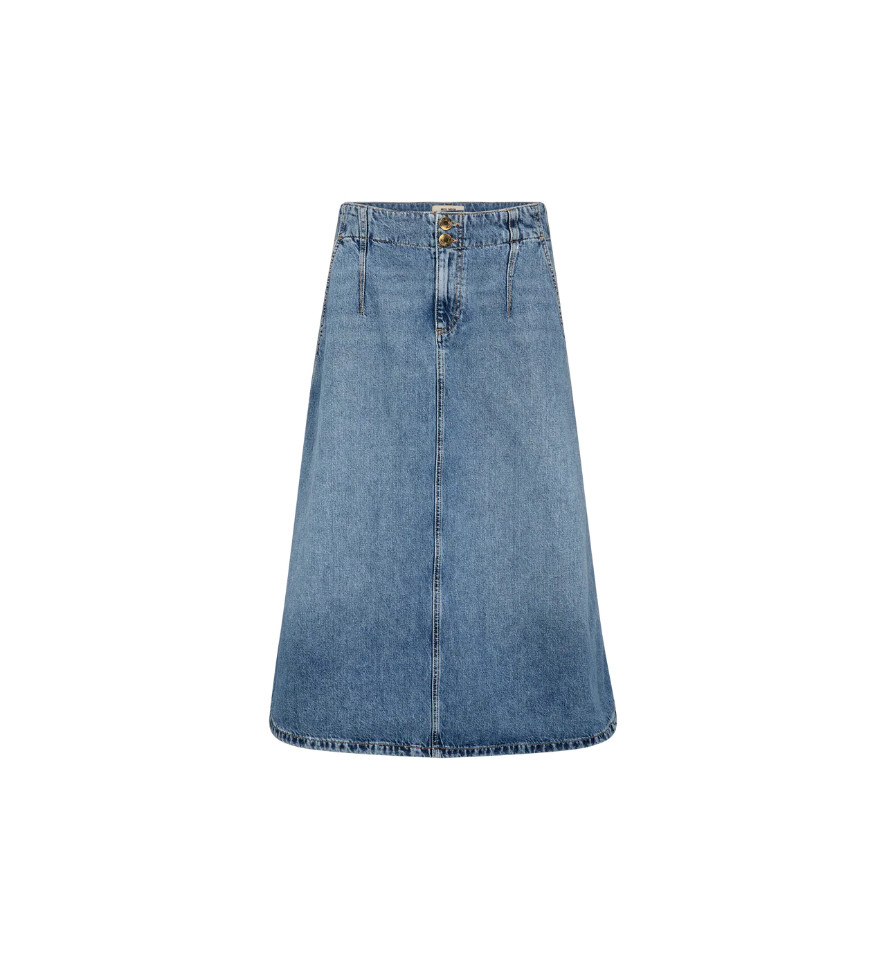 Leala Denim Skirt - Mid Blue