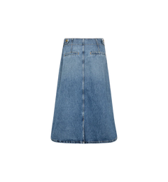 Leala Denim Skirt - Mid Blue