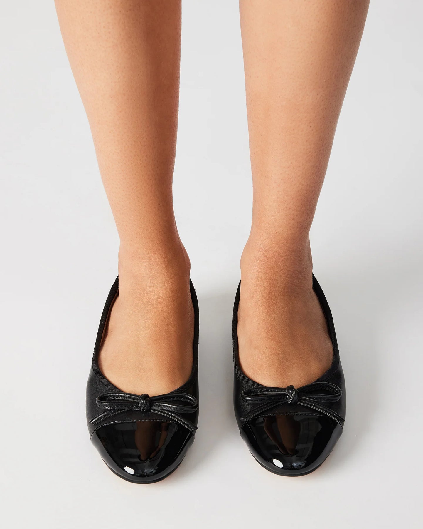 Steve Madden Ellison Ballerinasko - Svart skinn