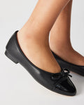 Steve Madden Ellison Ballerinasko - Svart skinn