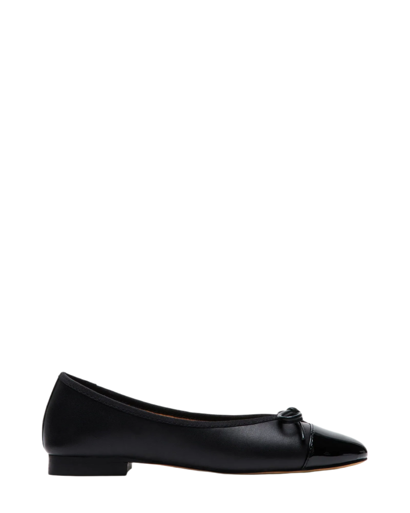 Steve Madden Ellison Ballerinasko - Svart skinn