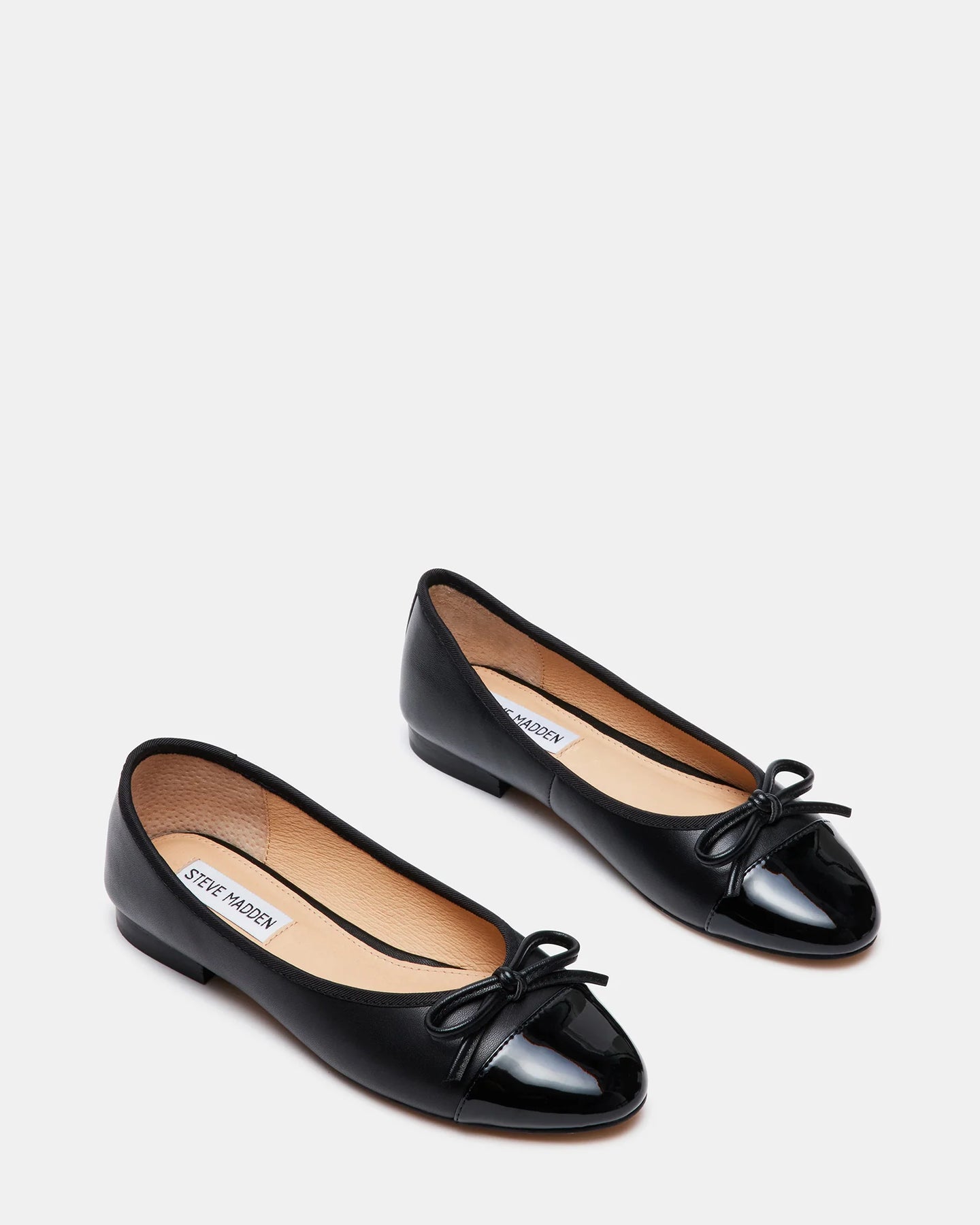Steve Madden Ellison Ballerinasko - Svart skinn
