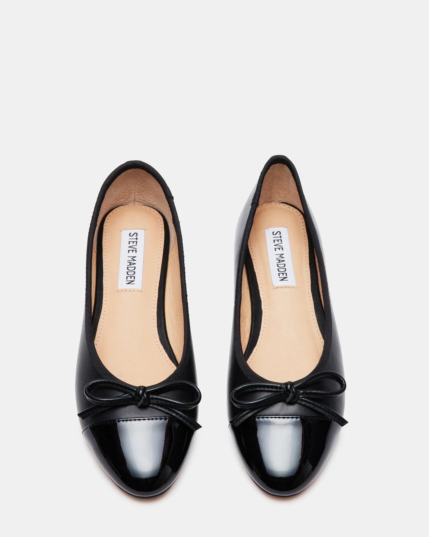 Steve Madden Ellison Ballerinasko - Svart skinn