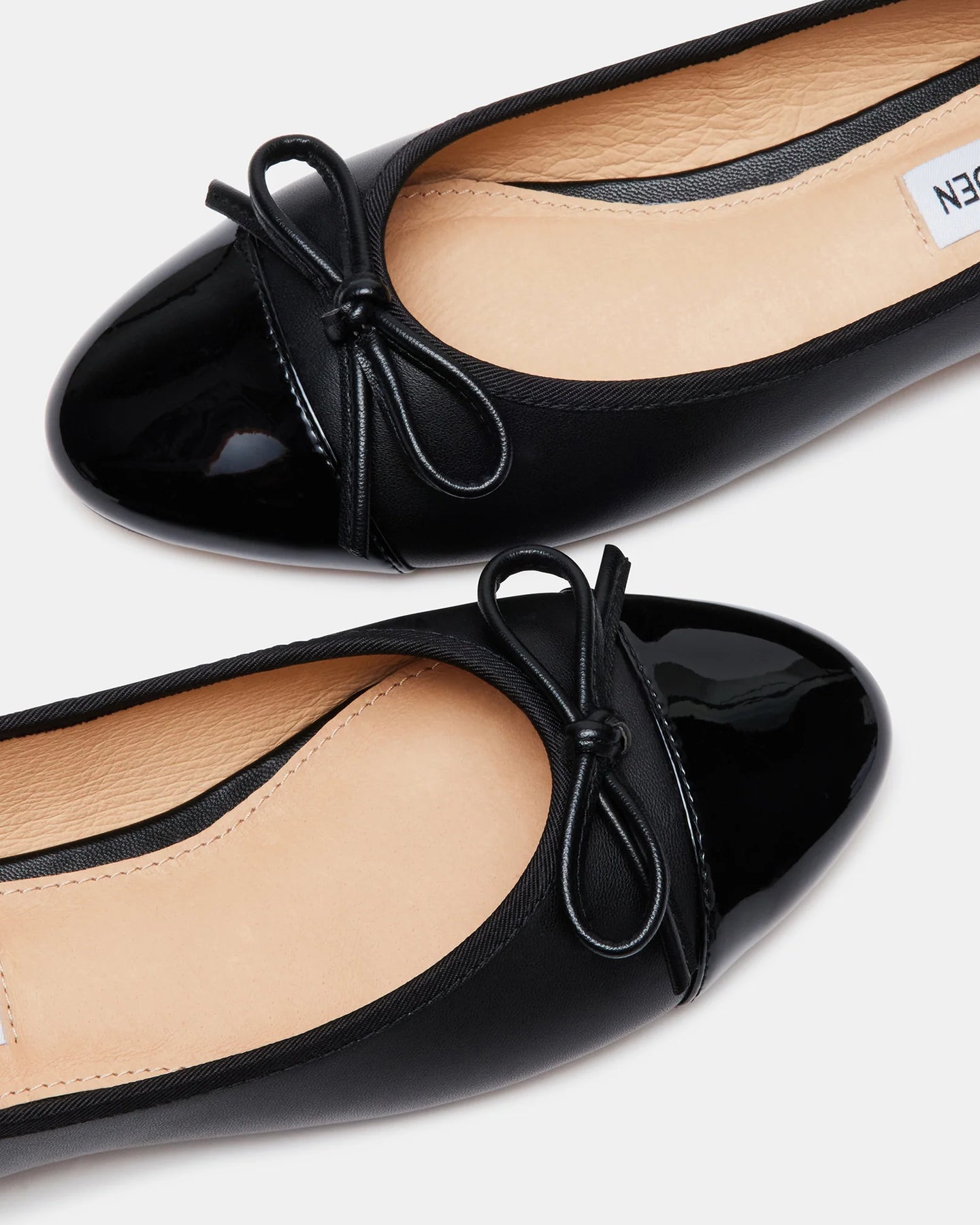 Steve Madden Ellison Ballerinasko - Svart skinn