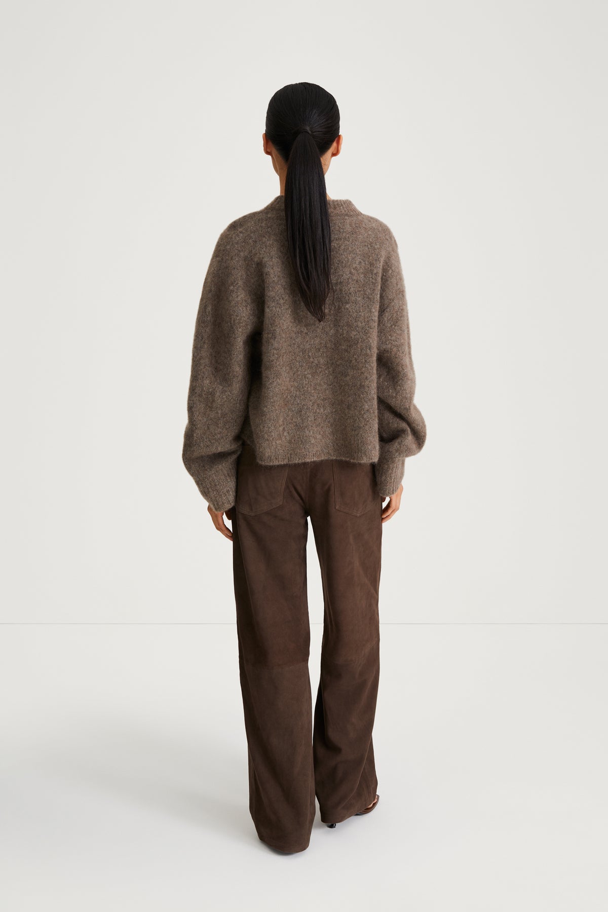 Niclas Short Sweater - Brun