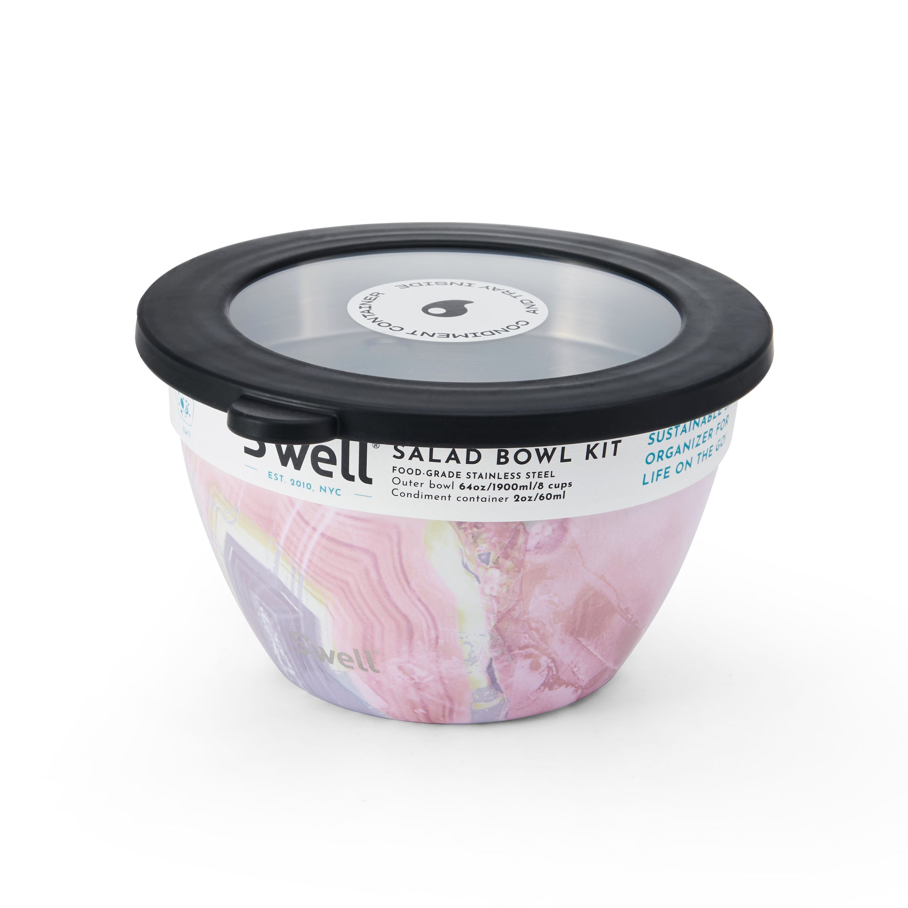 Salad Bowl Kit - Geode Rose
