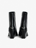 Cara Boots Semy-Shiny Calfskin - Noir
