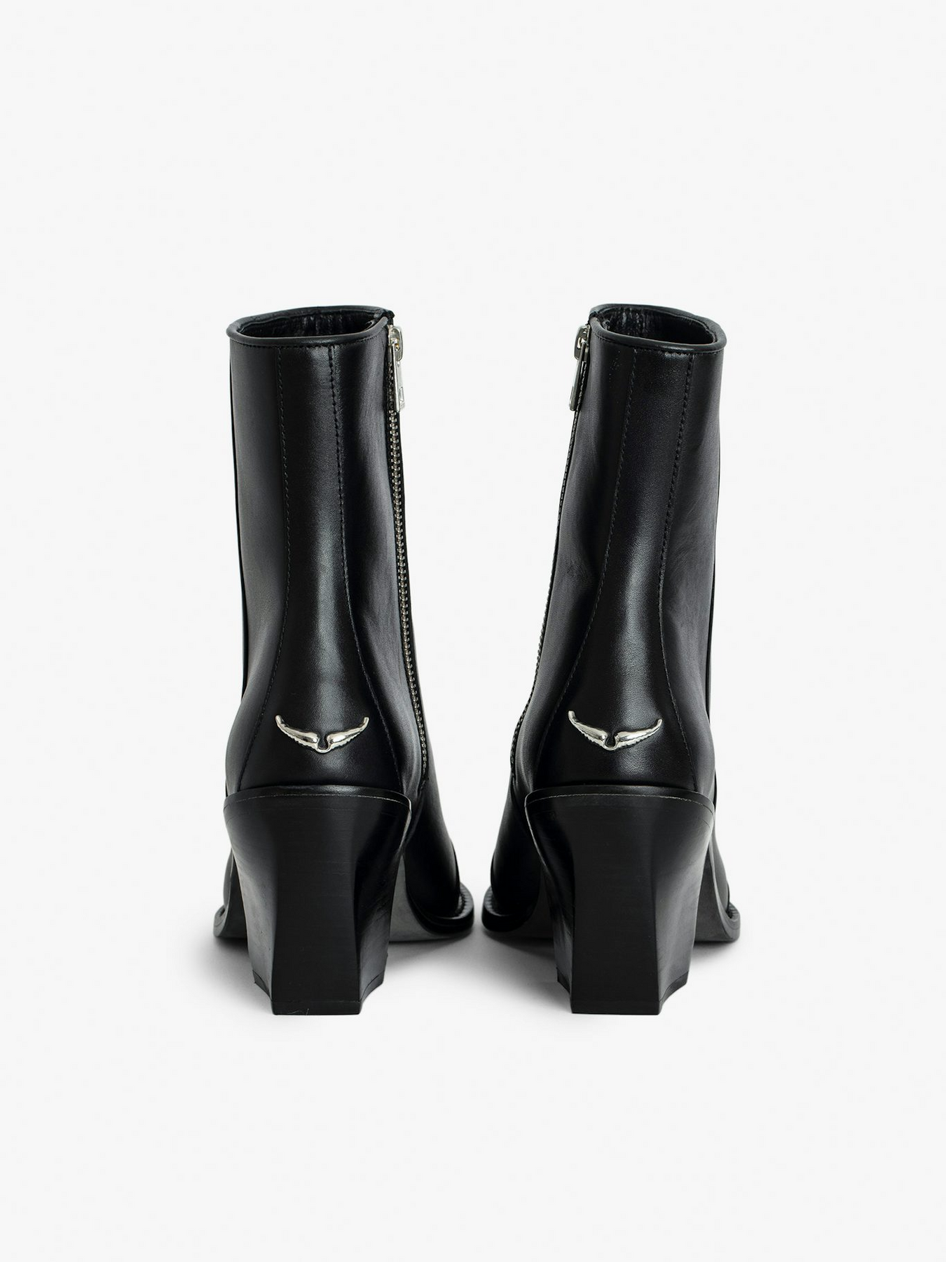 Cara Boots Semy-Shiny Calfskin - Noir